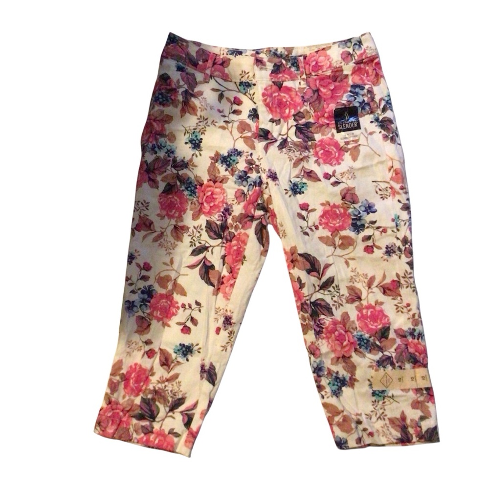 St John’s Bay Women’s Mid-Rise Capri Size 10 New